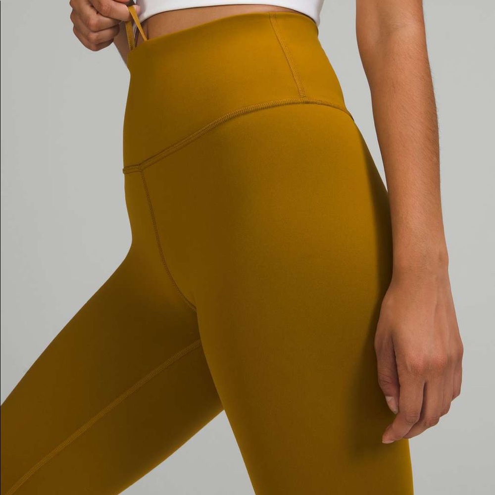 Lululemon Wunder Train High-Rise Tight 25" - Gold Spice